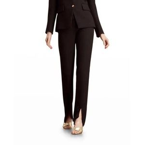 Veronica Beard Paula Split Leg Pants in Black 12